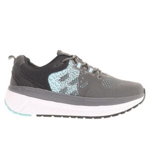 Propet Ultra Walking Shoe Women’s Grey/Mint Supportive Sneaker Size 12 Narrow